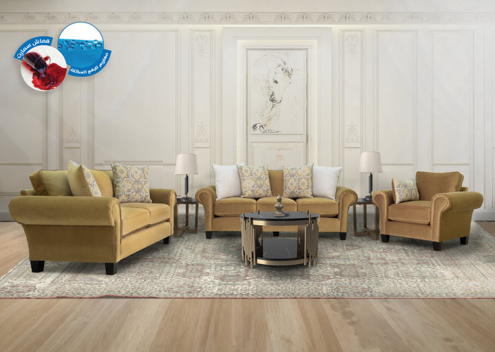 طقم كنب امريكي 2 صوفا + 2 كرسي - American Sofa Set 2 Sofas and 2 Chairs - ذي فاكتوري للاثاث - The Factory Furniture